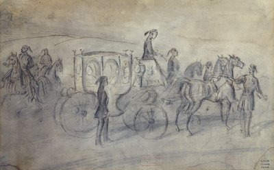 Le Carrosse du Sultan, 19e siècle - Constantin Guys